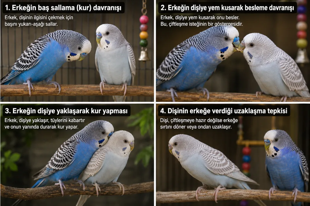 muhabbet kuşu davranıştan cinsiyet belirleme